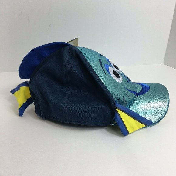 Disney Finding Dory Fish Baseball Hat Cap Blue Toddler Kids Children Shiny New - Picture 4 of 12